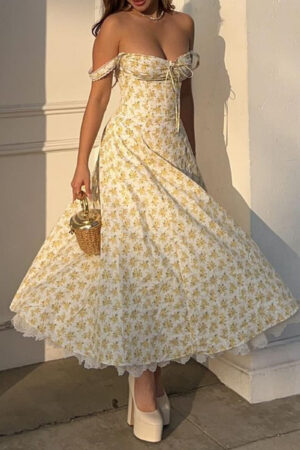 White background with yellow flowers