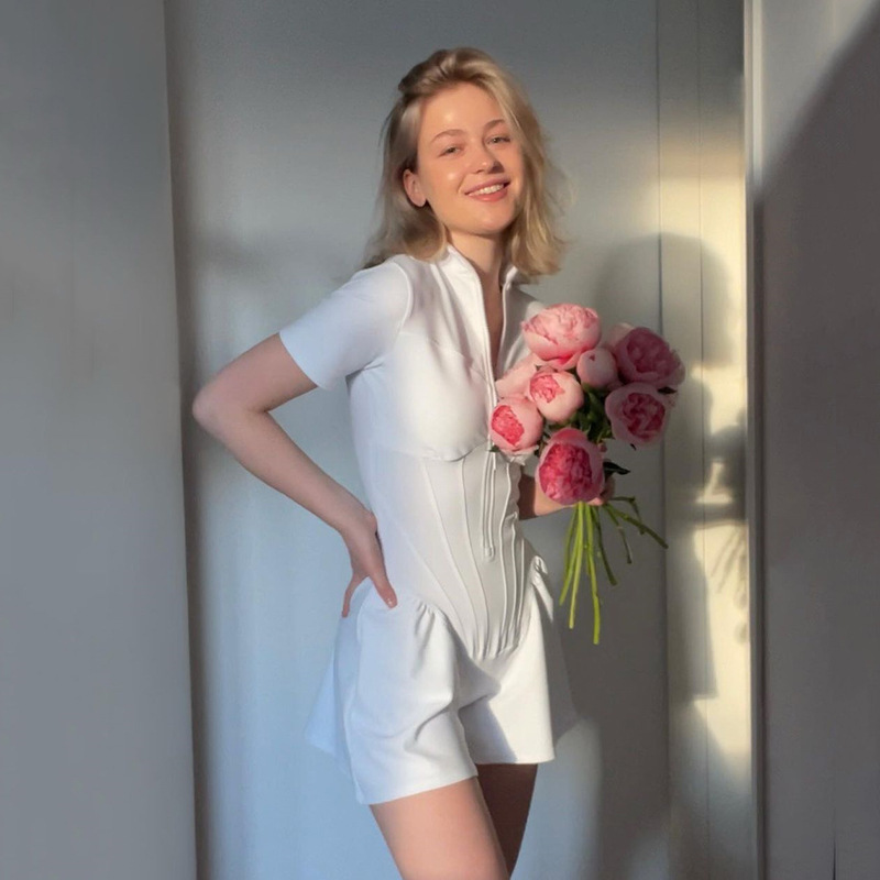 Slim Mini Dress Bodysuit