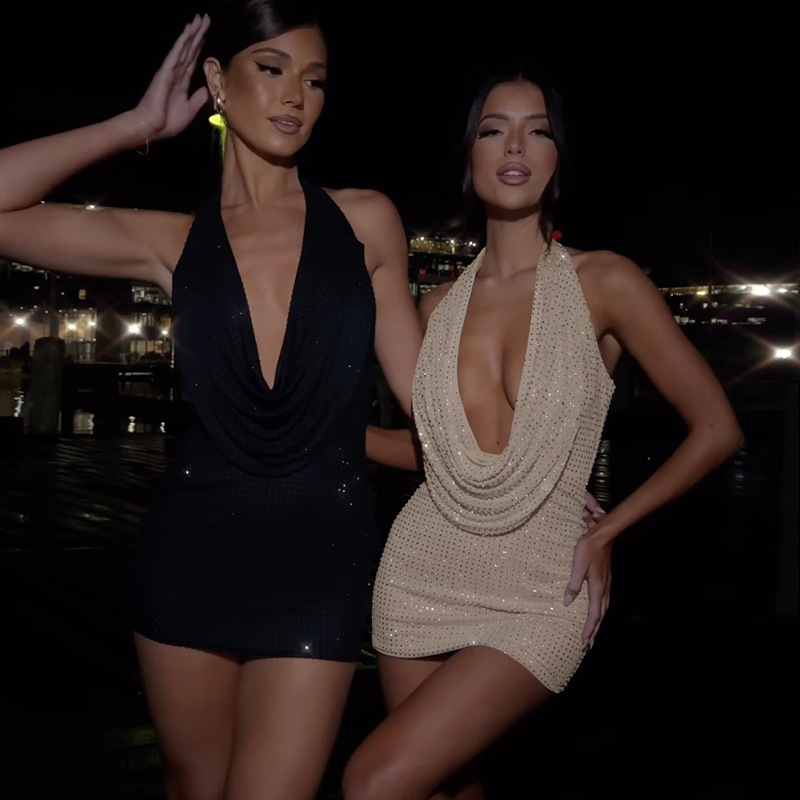 Halter Sexy Mini Dress