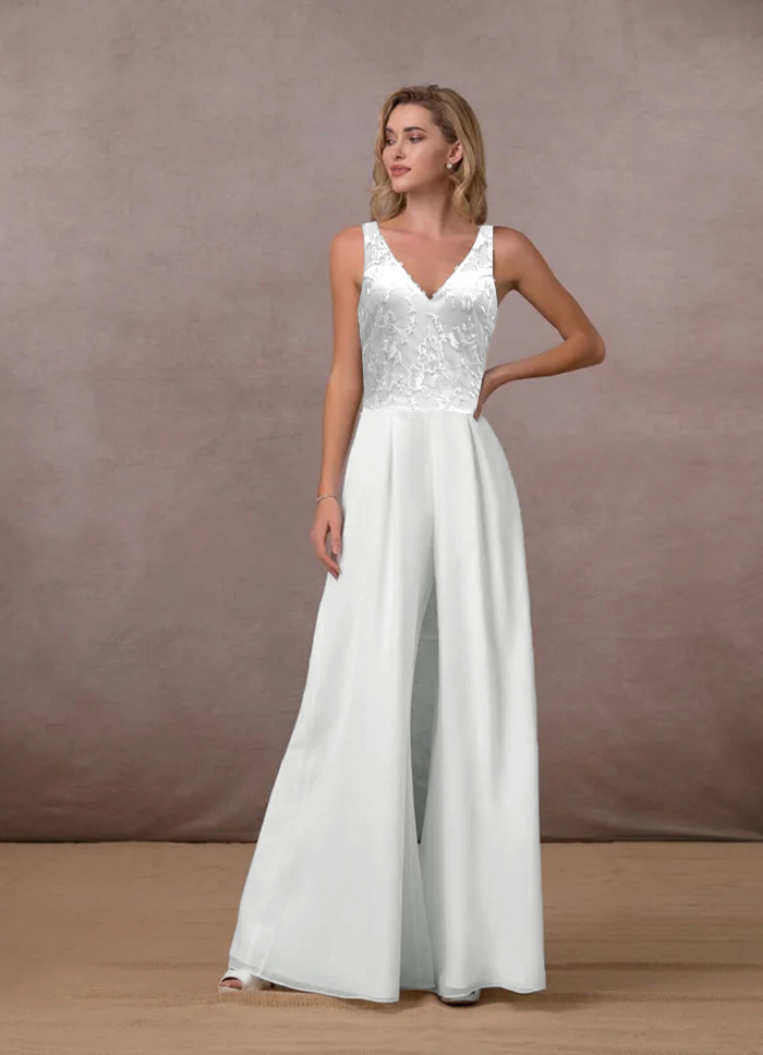 Sleeveless Wide Leg Jumpsuit for Casual Wear