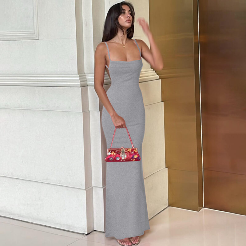 Slim Backless Dress