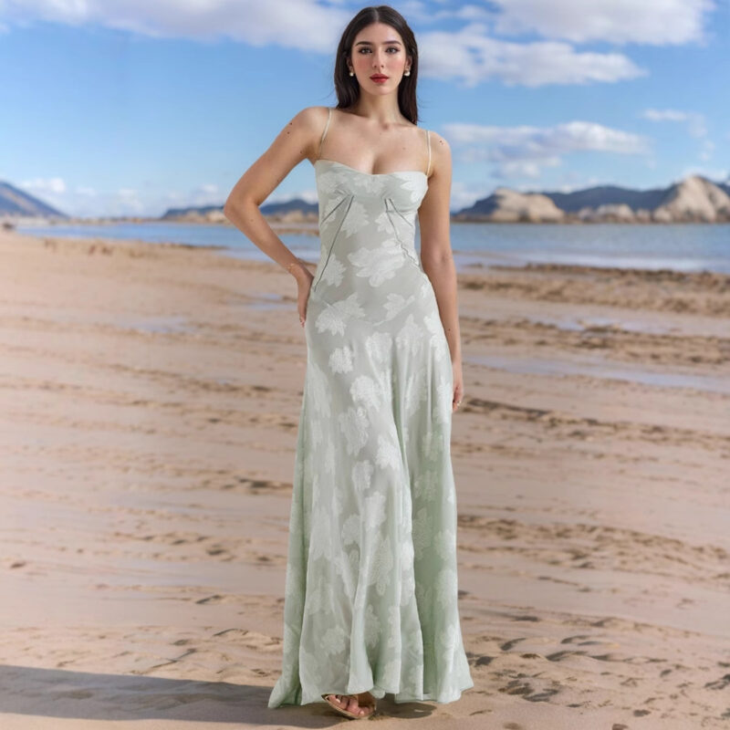 Perspective Floral Maxi Dress