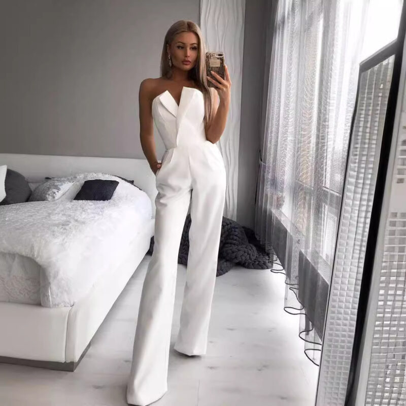 Off Shoulder Maxi Dress Jumpsuit