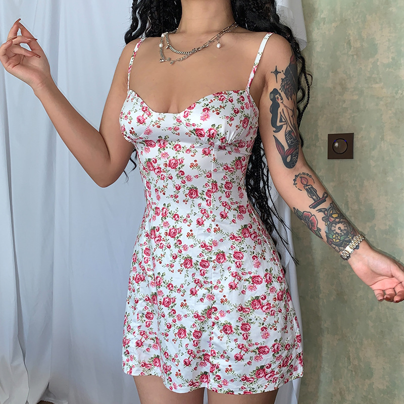 Floral Mini A-Line Dress