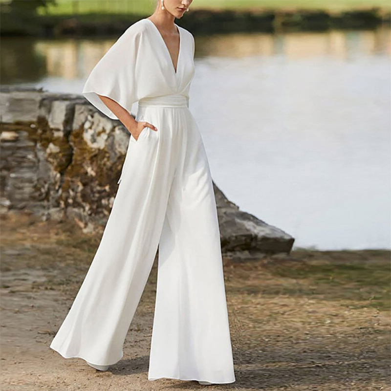 Wide Leg Jumpsuit for Formal Wear