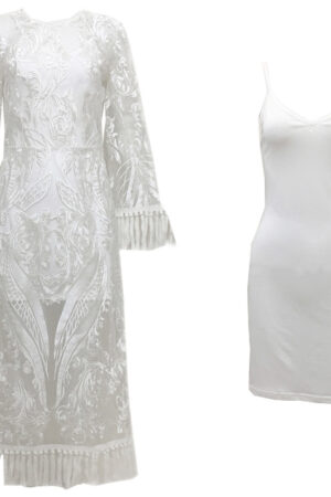 White two-piece set