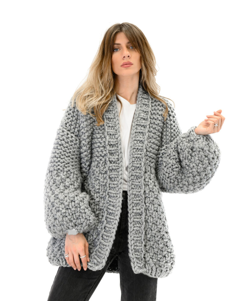Woven Jacket Sweater